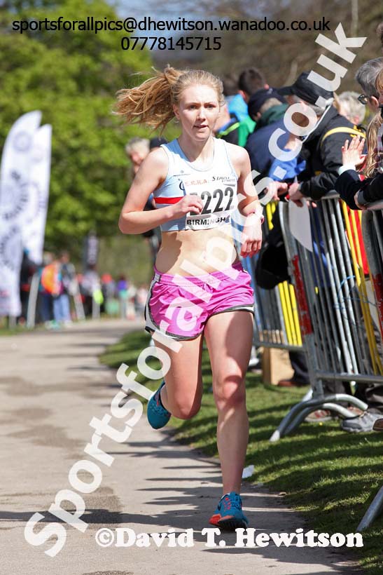 Senior womens English National 6 Stage Road Relay, 2016 English National 12 and 6 Stage Road Relays, Sutton Coldfield, Birmingham. Photo: David T. Hewitson/Sports for All Pics